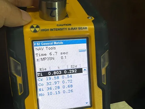 MP35N Bar Take samples MP35N Bar Take samples